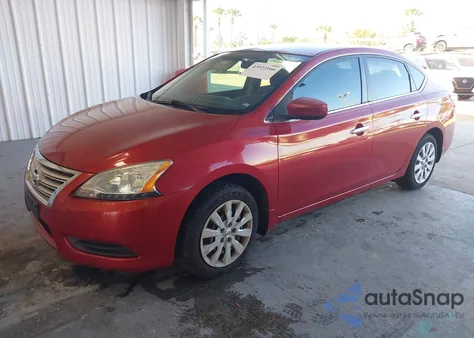2014 Nissan Sentra Sv z USA, uszkodzony, nr VIN 3N1AB7AP8EL663008